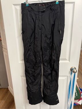 Volkl Women’s Black Insulated Ski Snow Pants Size 12 Waterproof Winter 42